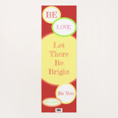 "そこにあります明るい"ヨガのマットが割り当てて下さい ヨガマット (裏面)