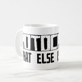 そこにあるか他に何がモトクロスか。 コーヒーマグカップ (正面左)