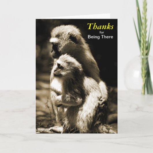 そこにあることをありがとうは梳きます サンキューカード (正面)