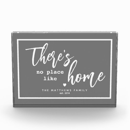 そこにいない場所ライクホーム名前をカスタムする フォトブロック (正面)