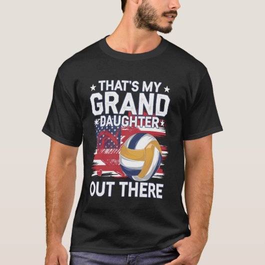 そこにいるのは私の孫娘よ おばあちゃん おじいちゃん Tシャツ (正面)