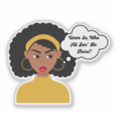 そこにいるのは誰だ シール (正面)