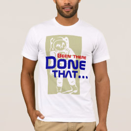 そこにされる宇宙飛行士の宇宙の人のTシャツ Tシャツ