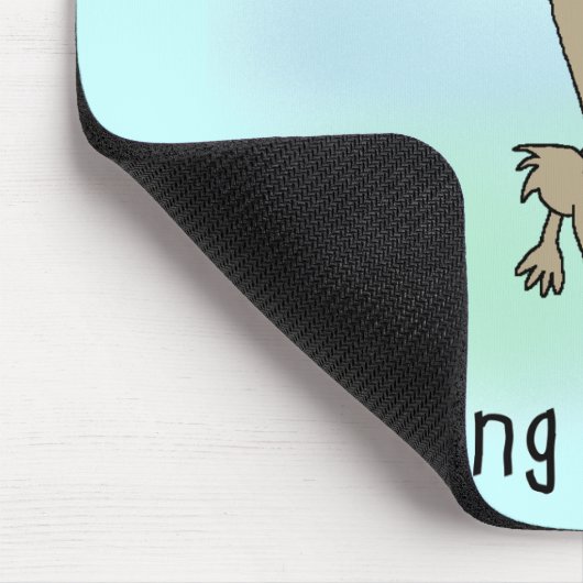 そこにつるしているふくろねずみ マウスパッド (コーナー)