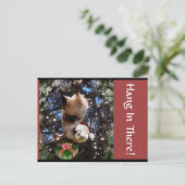 そこにつるすこと! クリスマスの郵便はがき シーズンポストカード (スタンド正面)