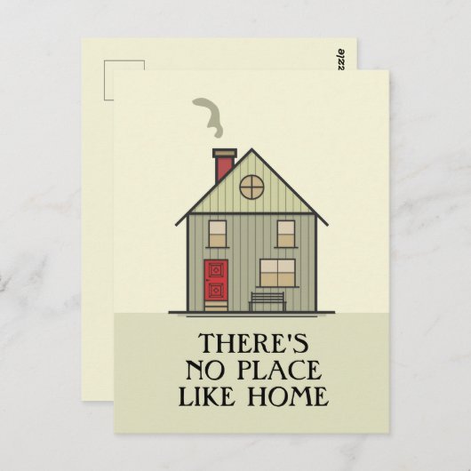 そこにないプレイスライクホーム引用文ハウス ポストカード (正面/裏面)