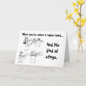 そこにのこつは梳きます カード (黄色い花)