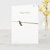 "そこにのこつ": 近隣はあなたのためにねぐらについています カード (黄色い花)