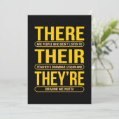 そこに彼らは英語の先生 サンキューカード (スタンド正面)