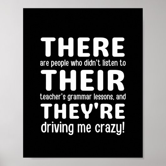 そこに彼らは英語グラマーおもしろい先生 ポスター (正面)