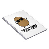 そこに行ったことがある面白い豆の駄洒落 ノートブック (右側)