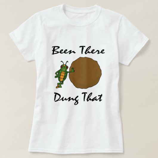 そこに行ったウンチをした Tシャツ (デザイン正面)
