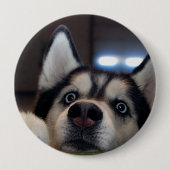 そこに誰でもか。 缶バッジ (正面)