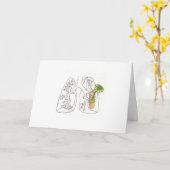 そこに、そこに肺 カード (黄色い花)