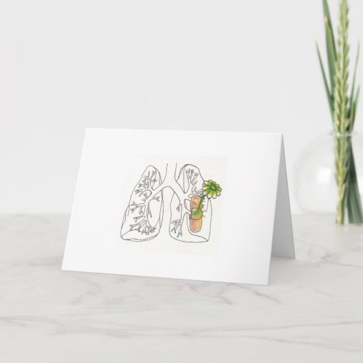 そこに、そこに肺 カード (正面)