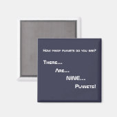 そこに…は…9...惑星だ！ マグネット (正面/裏面)