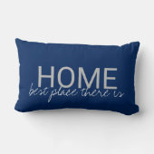 そこのモダンな濃紺の家の最も最高のな場所はあります ランバークッション (裏面)