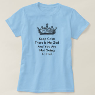 そこの平静をあります神が保たないで下さい Tシャツ