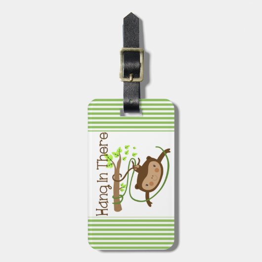 そこの猿のこつ ラゲッジタグ (正面縦)