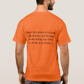 そこの起源の6:4は当時ジャイアンツでした Tシャツ (裏面)