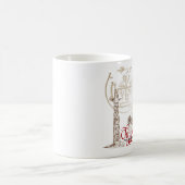 そこのChippiannockは死のマグではないです コーヒーマグカップ (中央)