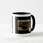 そこのHoomans Taekの毛皮か。 マグカップ (正面右)