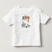 そこは動物園！ トドラーTシャツ (正面)