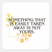 そこもしは決して君の物ではなかった スクエアシール (正面)