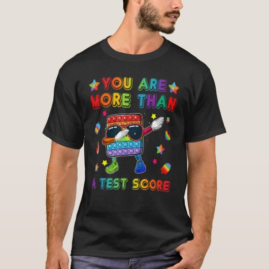 そこポップ・アートのは四角い形で吹き飛ばされるよ Tシャツ (正面)