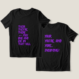 そこ、彼ら/あなたの、あなたはTシャツ トライブレンドTシャツ