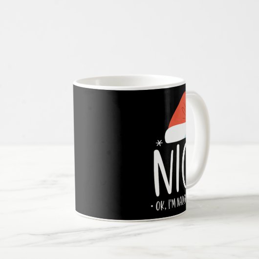 そしいけなて良い私はクリスいけなマおもしろい コーヒーマグカップ (正面右)