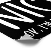 そしいけなて良い私はクリスいけなマおもしろい ポスター (角)