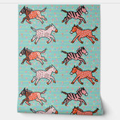 そしお洒落てスタイルよくはしゃぐ化されたシマウマ 壁紙 (ほどく)