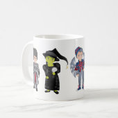 そしてあなたの子犬座も! コーヒー・マグ コーヒーマグカップ (正面左)