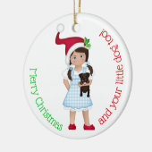 そしてあなたの子犬座も!  ドロシー セラミックオーナメント (左)