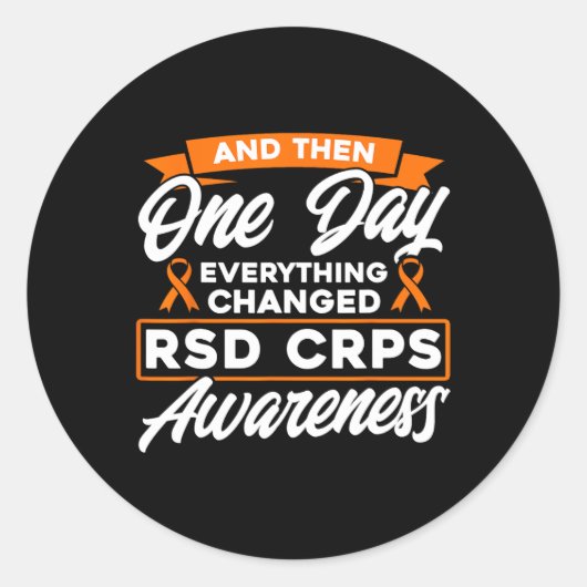 そしてある日、すべてがRsd Crpsに気づき始めた ラウンドシール (正面)
