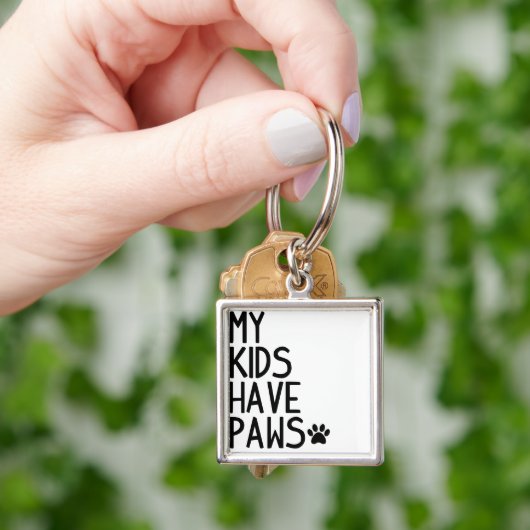 そしておもしろいかわいい私の子供は手を持っている キーホルダー (手)