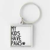 そしておもしろいかわいい私の子供は手を持っている キーホルダー (正面)