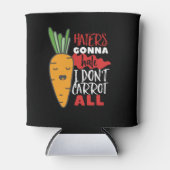 そしておもしろいかわいい野菜炒め私は全部ニンジンではない 缶クーラー (正面)