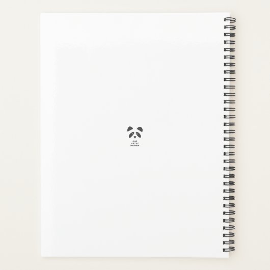 そしておもしろいぽちゃぽちゃのレディバグ プランナー手帳 (裏面)