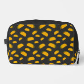 そしておもしろいクールおいしいタコス柄ダークグレー ドップキット (正面)