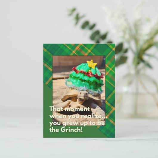 そしておもしろいフェスティバルグラインキガメのクリスマス ポストカード (スタンド正面)