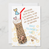 そしておもしろい可愛いグリーティングカードあなたは私のBoba シーズンカード (正面)