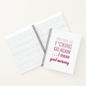 そしてここでもう一度行こうというのは、いい朝のことだ。 ノートブック (内部)