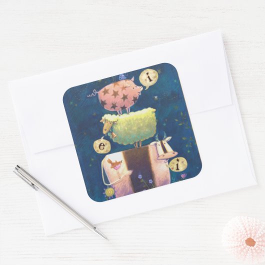 そしてこの農場で スクエアシール (封筒)