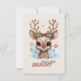 そしてすてき明るいクリスマスグリーティングカード カード