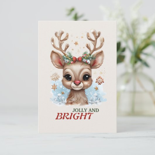そしてすてき明るいクリスマスグリーティングカード カード (スタンド正面)