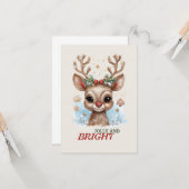 そしてすてき明るいクリスマスグリーティングカード カード (正面/裏面インサイチュ)