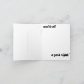 そしてすべての人々に、良い夜を シーズンカード (内部)