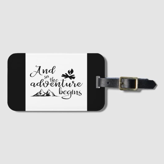 そしてそう冒険は始まります ラゲッジタグ (正面横)